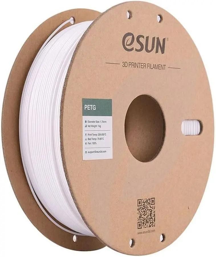 

Пластик eSUN PETG175SW1, PETG, белый для 3D принтера (PETG175SW1), PETG175SW1
