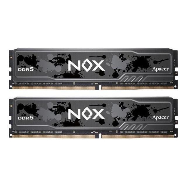 

Комплект памяти DDR5 DIMM 32Gb (2x16Gb), 6200MHz, CL40, 1.35V, Apacer NOX (AH5U32G62C532MBAA-2) Retail, AH5U32G62C532MBAA-2