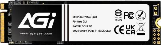 

Твердотельный накопитель (SSD) AGI 256Gb AI198 AGI256G66AI198, 2280, M.2, NVMe (AGI256G66AI198), AGI256G66AI198