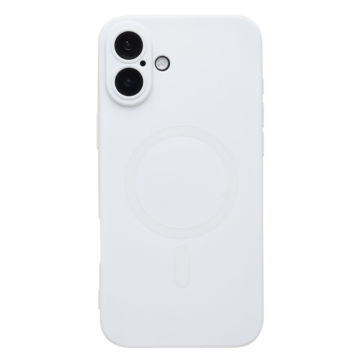 

Чехол-накладка Activ SM020 Matte SafeMag для смартфона Apple iPhone 16 Plus, силикон, белый (234704)