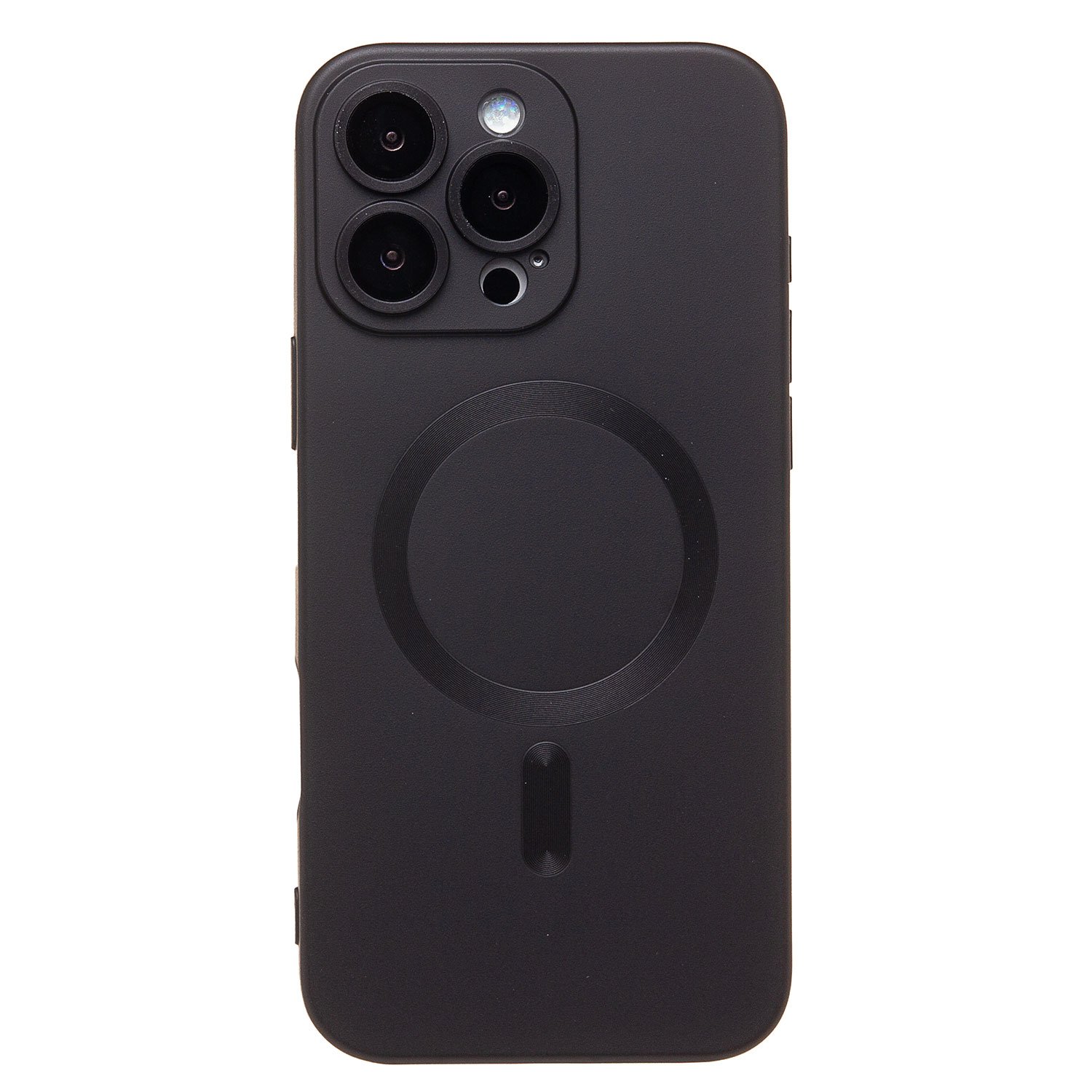 

Чехол-накладка Activ SM020 Matte SafeMag для смартфона Apple iPhone 16 Pro Max, силикон, черный (234687)