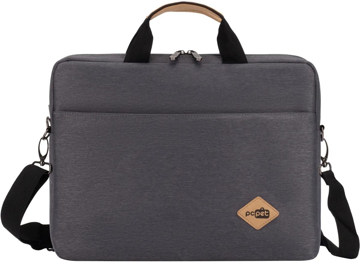 Сумка для ноутбука 15.6" PC PET PCP15A3GY, темно-серый