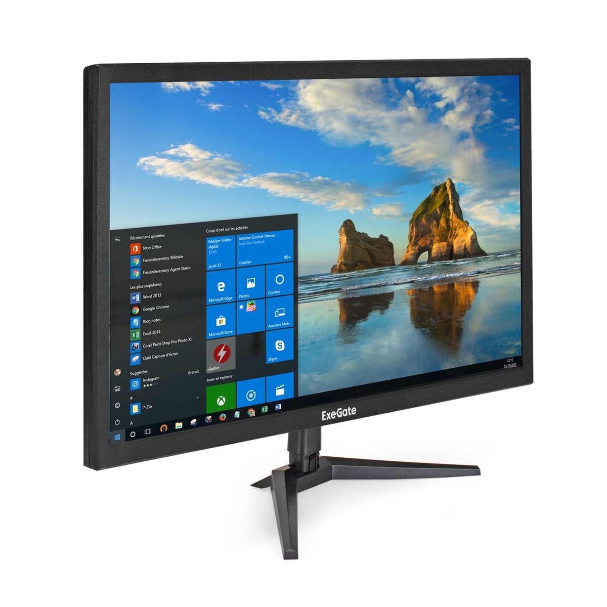 

Монитор 24" ExeGate EB2400A VA, 1920x1080 (16:9), 200кд/м2, 5 мс, 178°/178°, VGA, HDMI, черный (EX297377RUS), EB2400A