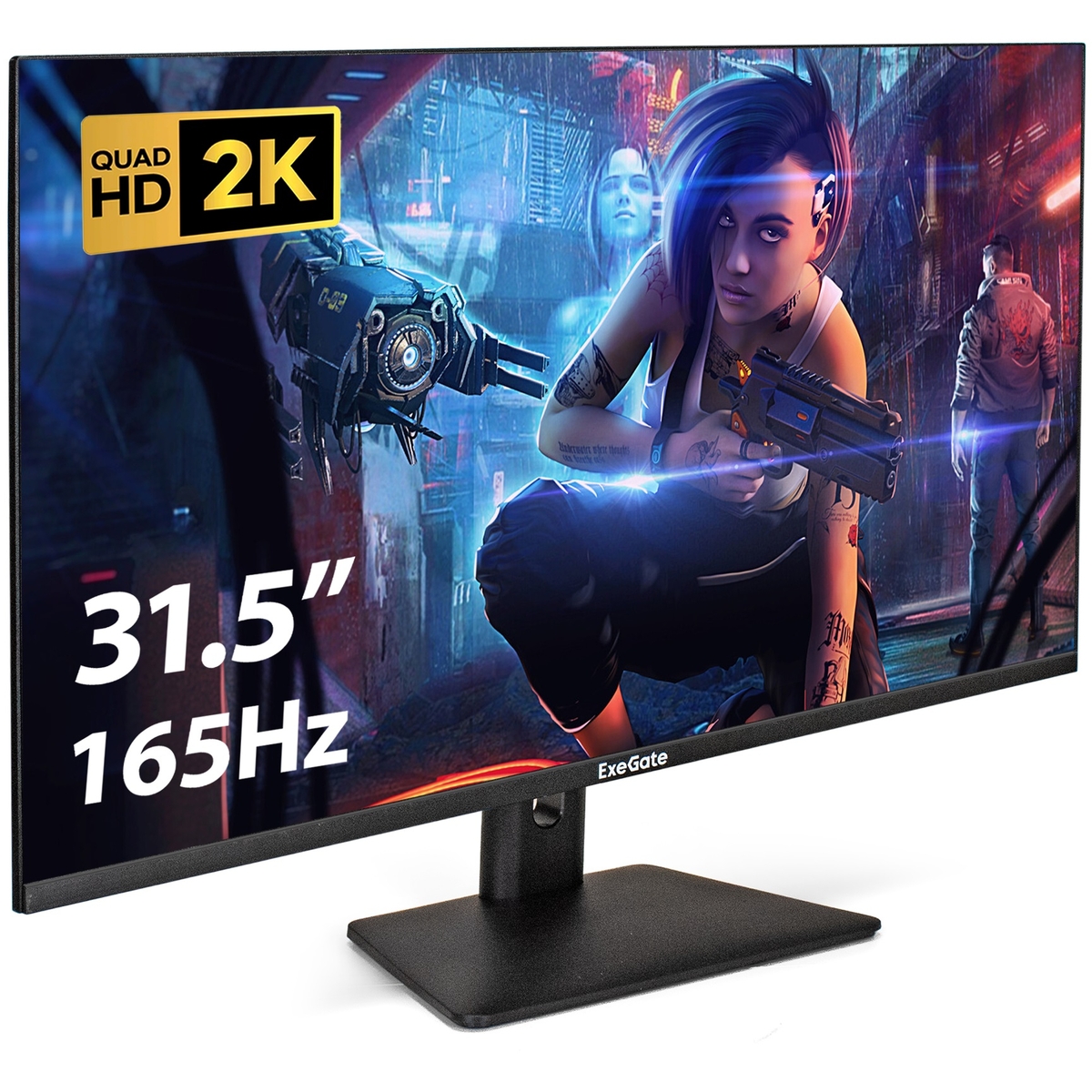 Монитор 31.5" ExeGate Combat EG3207A черный