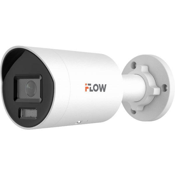 

IP-камера iFlow F-IC-2146CM 4 мм, уличная, цилиндрическая, 4 Мпикс, CMOS, до 2688x1520, до 25 кадров/с, LED/ИК подсветка 40м, POE, -40 °C/+60 °C, белый (F-IC-2146CM(4mm)), F-IC-2146CM