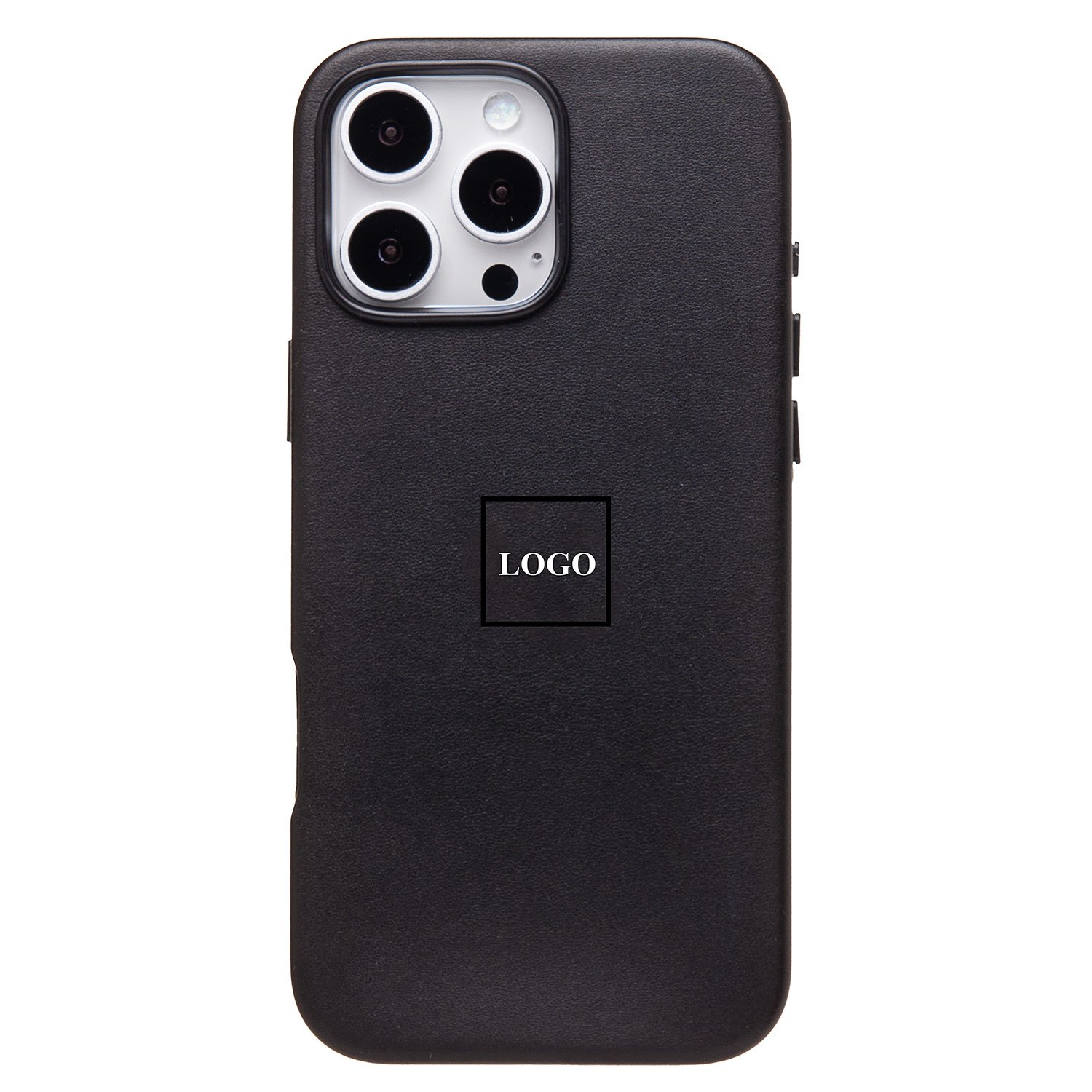 

Чехол-накладка ORG SM002 для смартфона Apple iPhone 16 Pro Max, экокожа, черный (234500)
