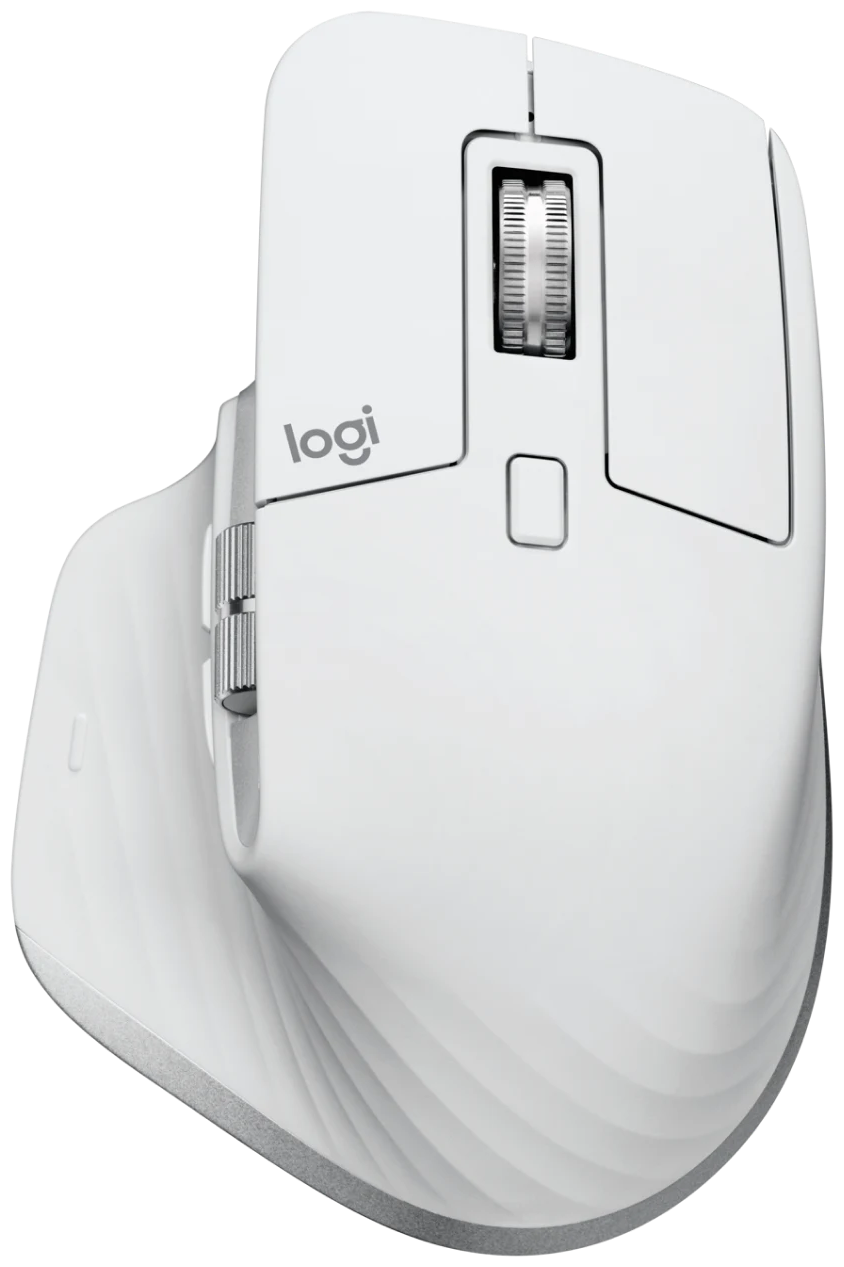 

Мышь беспроводная/проводная Logitech MX Master 3S For Mac , 8000dpi, оптическая светодиодная, Bluetooth/Радиоканал, серый (910-006572), MX Master 3S For Mac