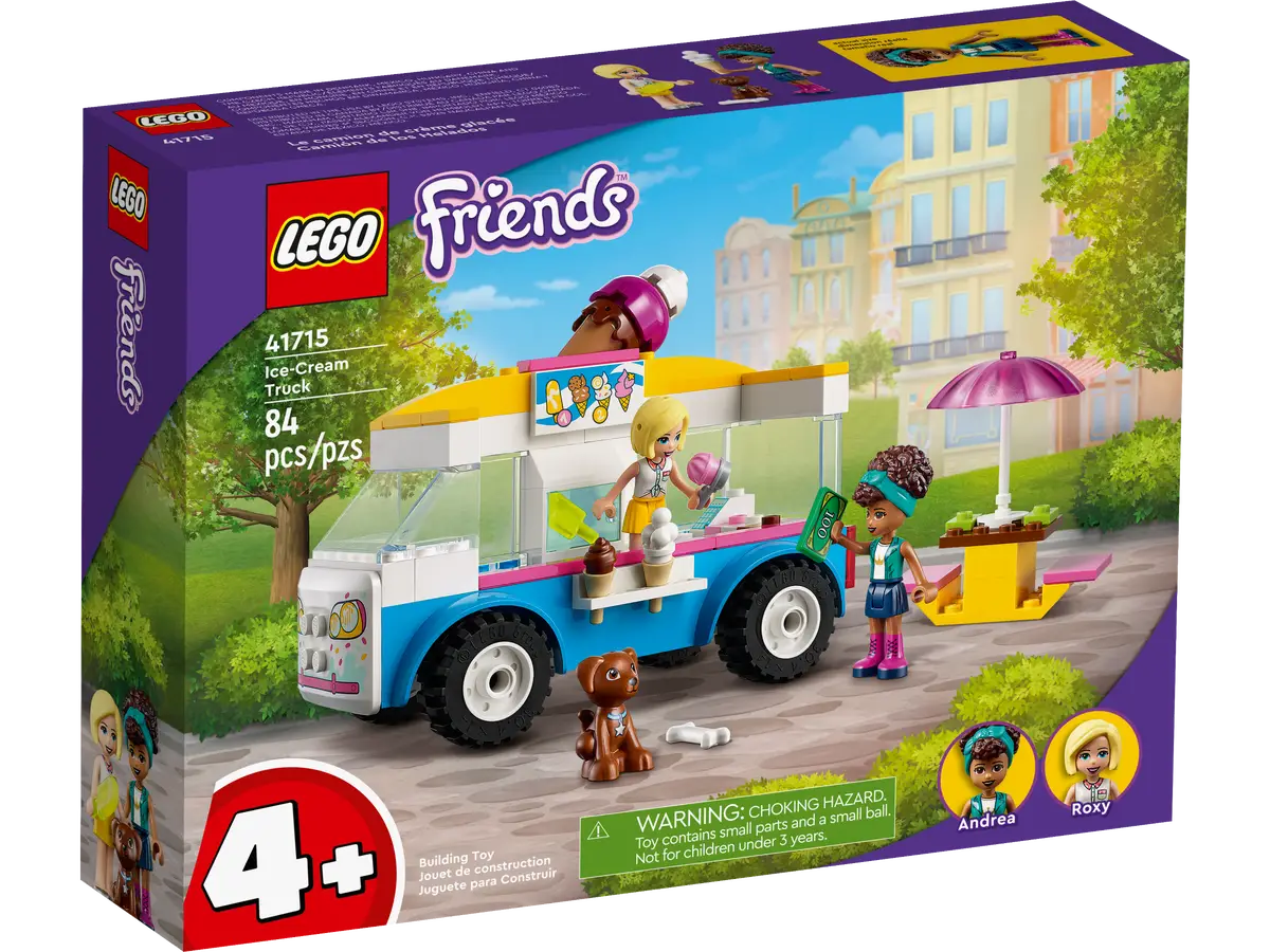 Конструктор LEGO Friends Фургон с мороженым, деталей: 84