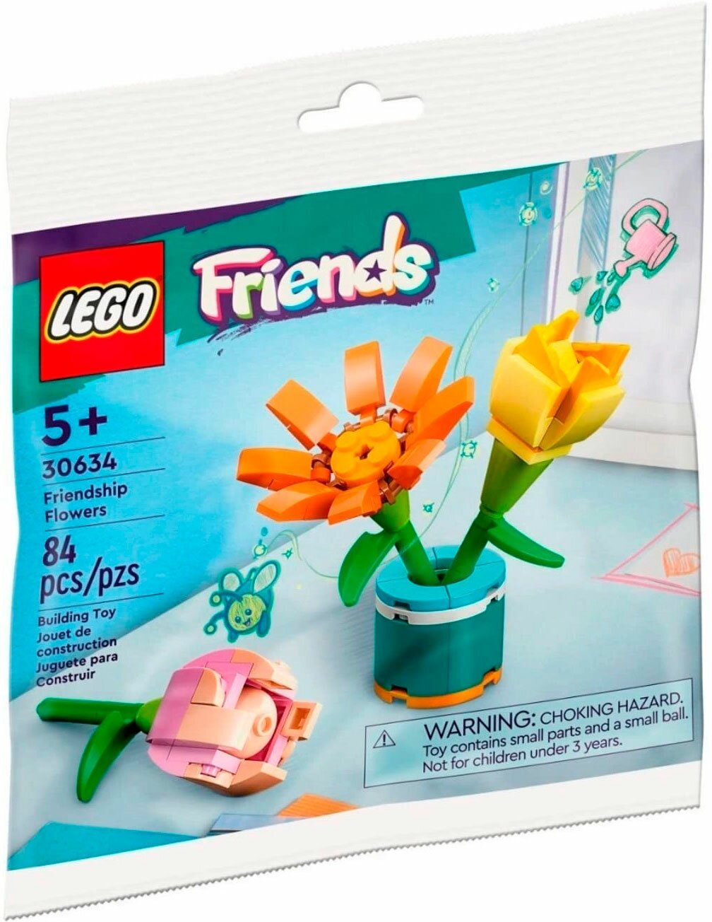 Конструктор LEGO Friends Цветы дружбы, деталей: 84