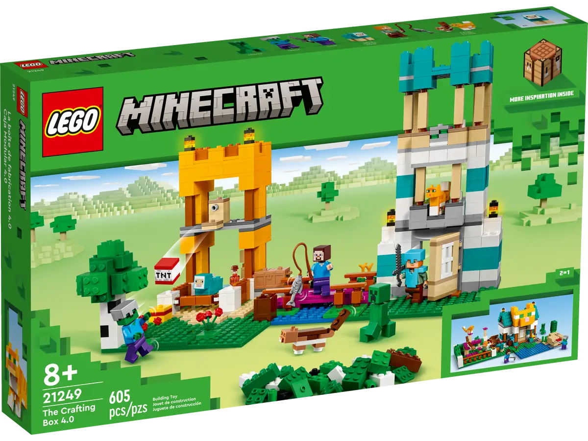 Конструктор LEGO Minecraft Набор для крафта 4.0, деталей: 605