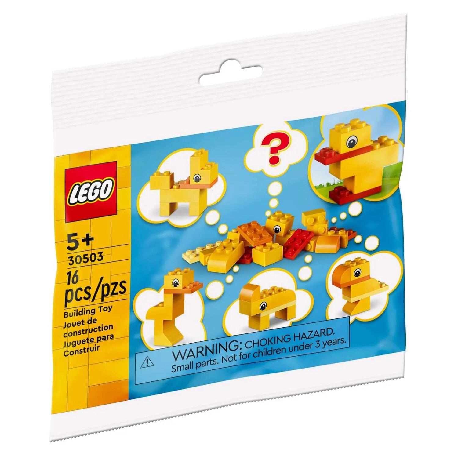Конструктор LEGO Свободная сборка животных, деталей: 16