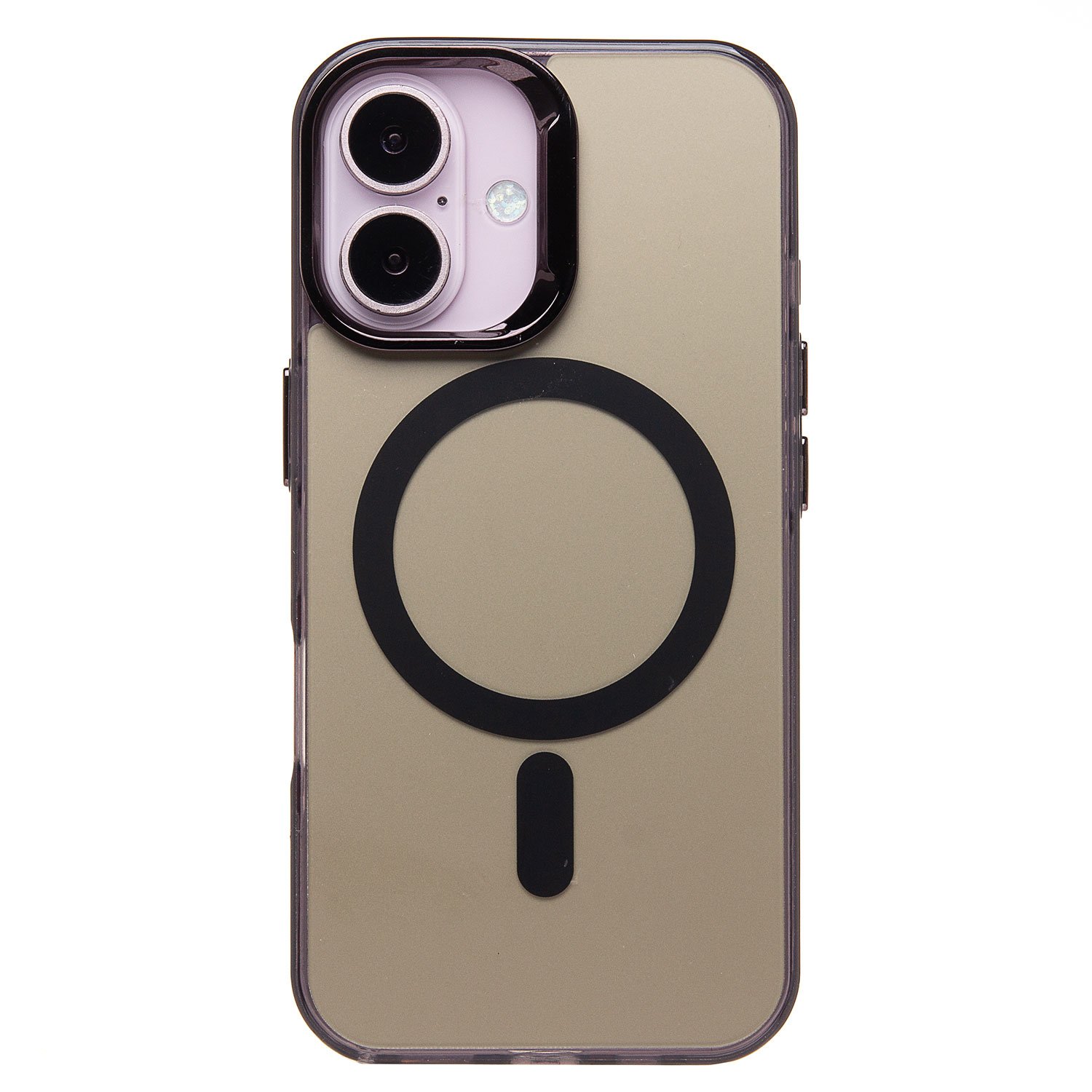 

Чехол-накладка Activ SM025 SafeMag для смартфона Apple iPhone 16, силикон, черный (235546)