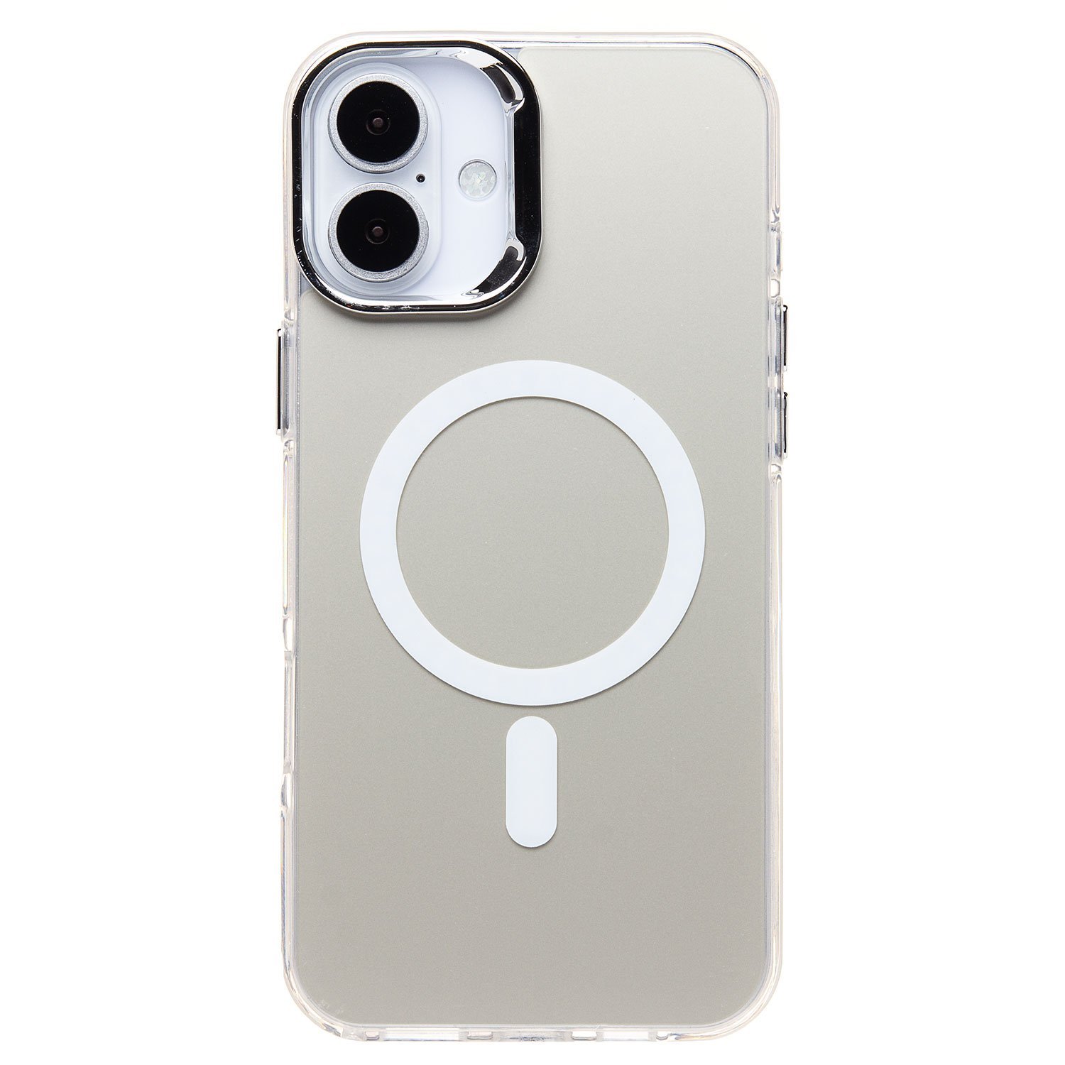 

Чехол-накладка Activ SM025 SafeMag для смартфона Apple iPhone 16 Plus, силикон, белый (235554)