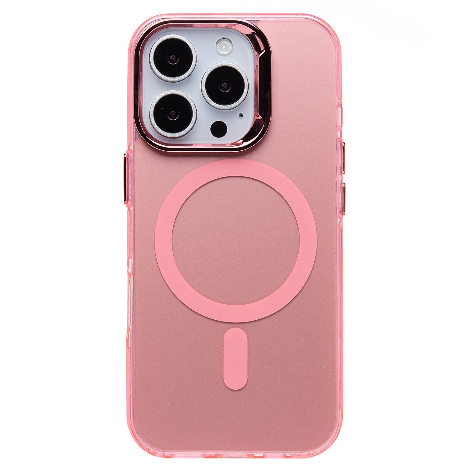 

Чехол-накладка Activ SM025 SafeMag для смартфона Apple iPhone 16 Pro, силикон, розовый (235563)