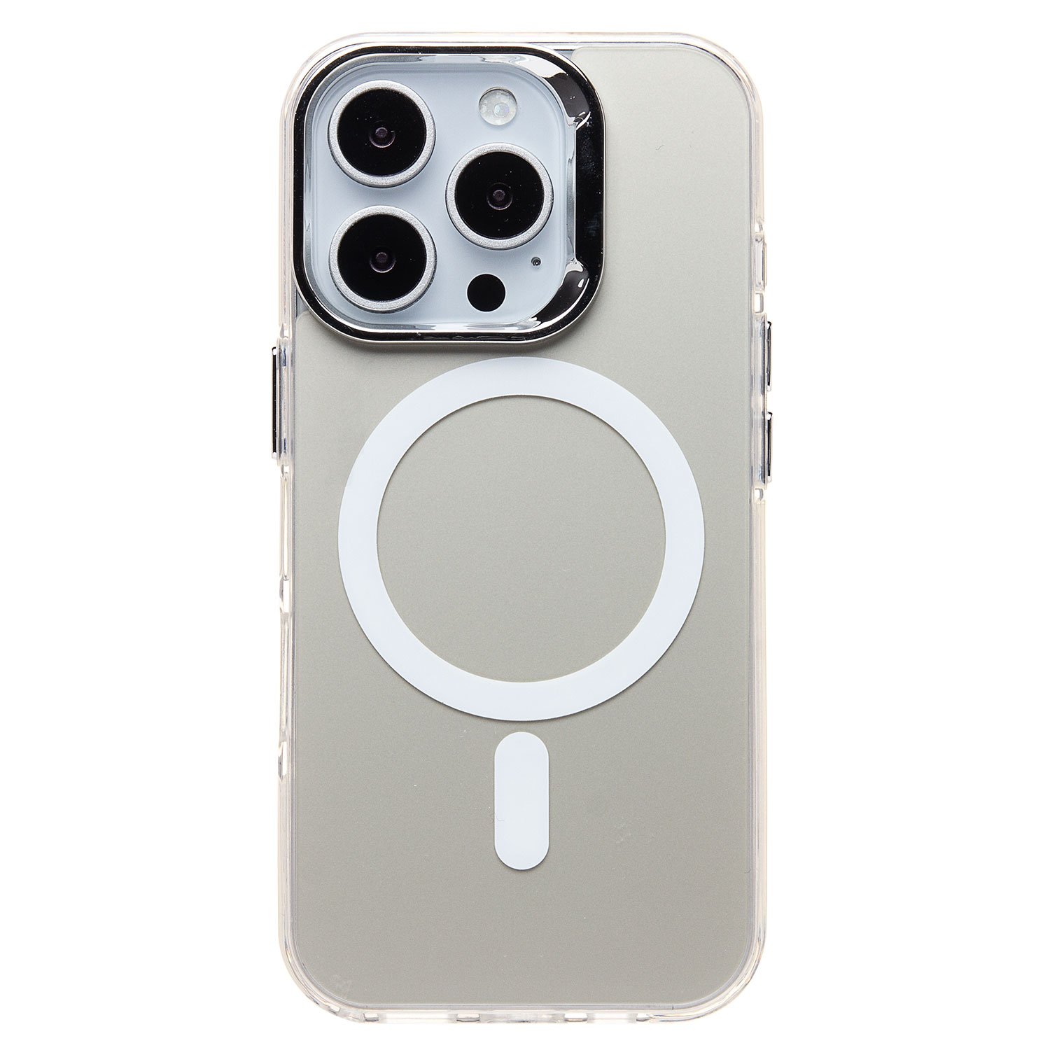 

Чехол-накладка Activ SM025 SafeMag для смартфона Apple iPhone 16 Pro, силикон, белый (235560)