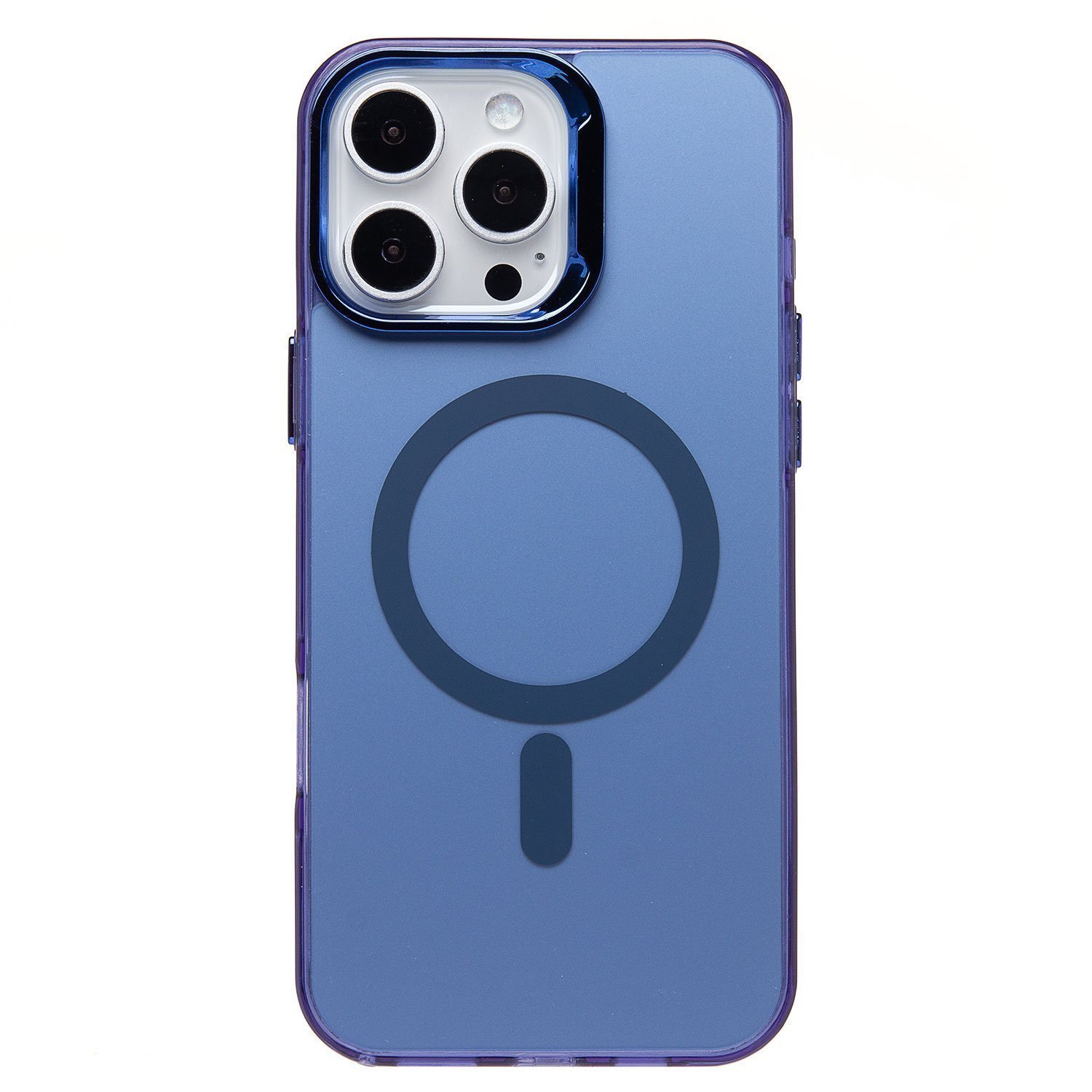

Чехол-накладка Activ SM025 SafeMag для смартфона Apple iPhone 16 Pro Max, силикон, синий (235565)