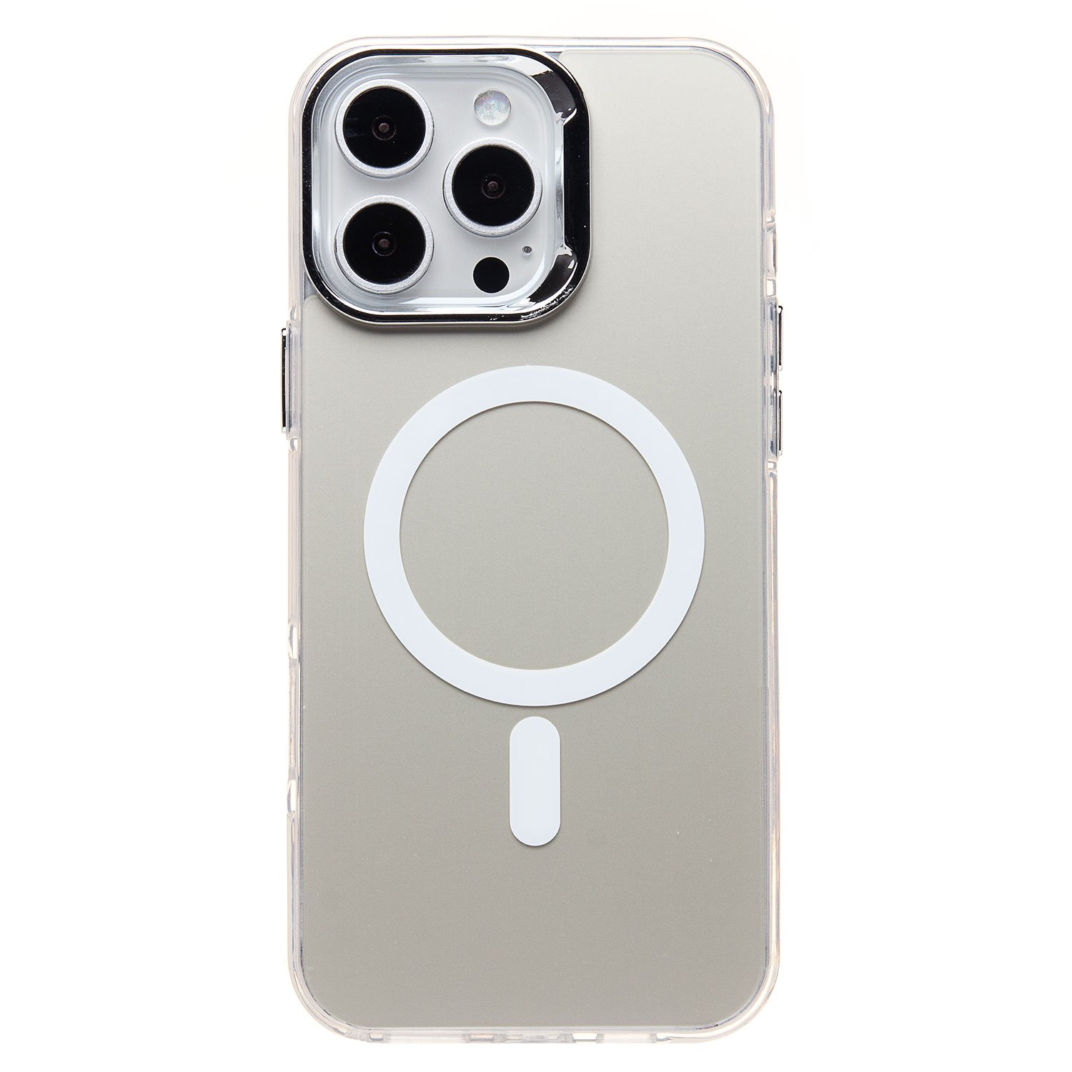 

Чехол-накладка Activ SM025 SafeMag для смартфона Apple iPhone 16 Pro Max, силикон, белый (235566)