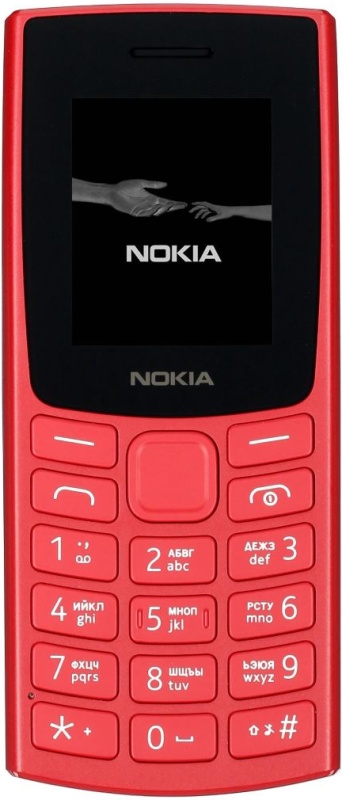 

Мобильный телефон Nokia 106 TA-1564 DS, 1.8" 160x128 TN, 4Mb RAM, 4Mb, 1xCam, 2-Sim, 800 мА·ч, micro-USB, красный (1GF019BPB1C01), 106 TA-1564 DS
