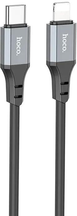 

Кабель USB Type-C-Lightning 8-pin, 3А, 20 Вт, 3 м, черный, HOCO X92, X92