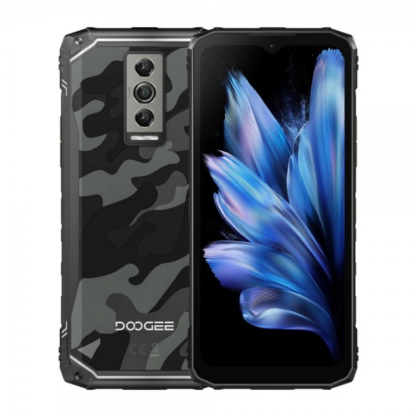 DOOGEE Blade 10, 6.56' 1612x720 IPS, 4Gb RAM, 128Gb, 3G/4G, NFC, Wi-Fi, BT, 2xCam, 2-Sim, 5.15 А·ч, USB Type-C, Android 14, камуфляж (Blade10_Camouflage Gray)