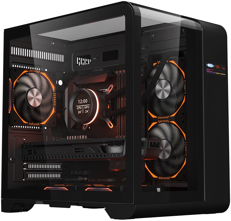 

Корпус 1STPLAYER RT5, mATX, Mini-Tower, 2xUSB 3.0, черный, без БП (RT5-BK), RT5
