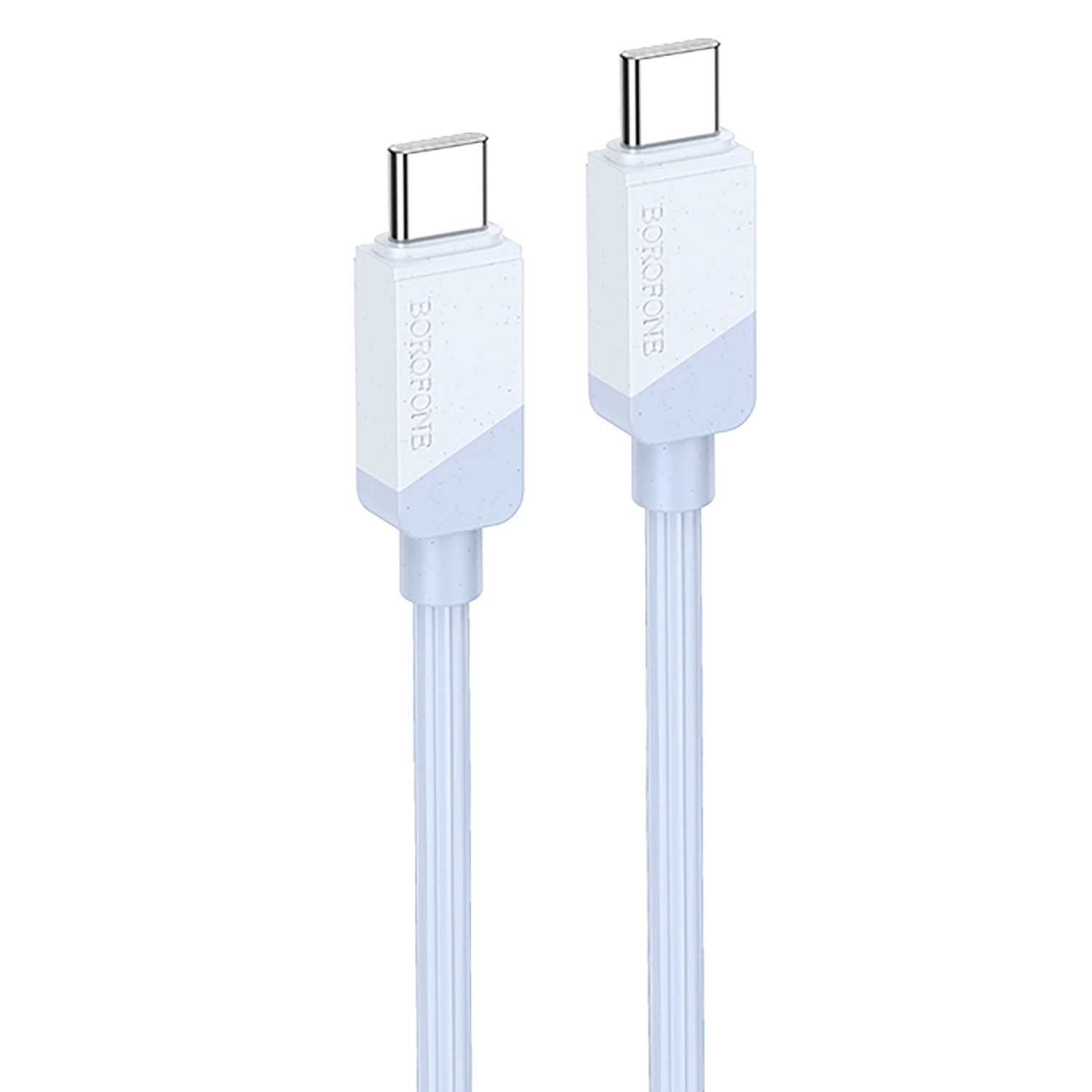 

Кабель USB Type-C-USB Type-C, 3А, 60 Вт, 1 м, синий, Borofone BX107, BX107