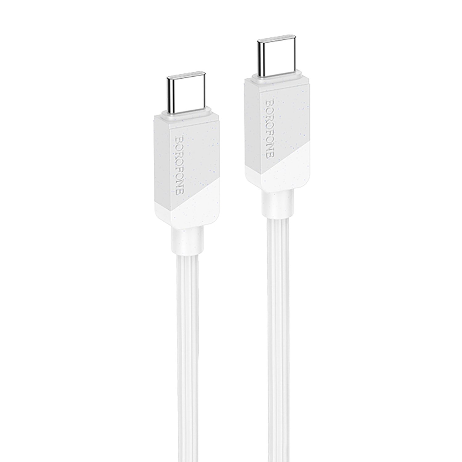 

Кабель USB Type-C-USB Type-C, 3А, 60 Вт, 1 м, белый, Borofone BX107, BX107