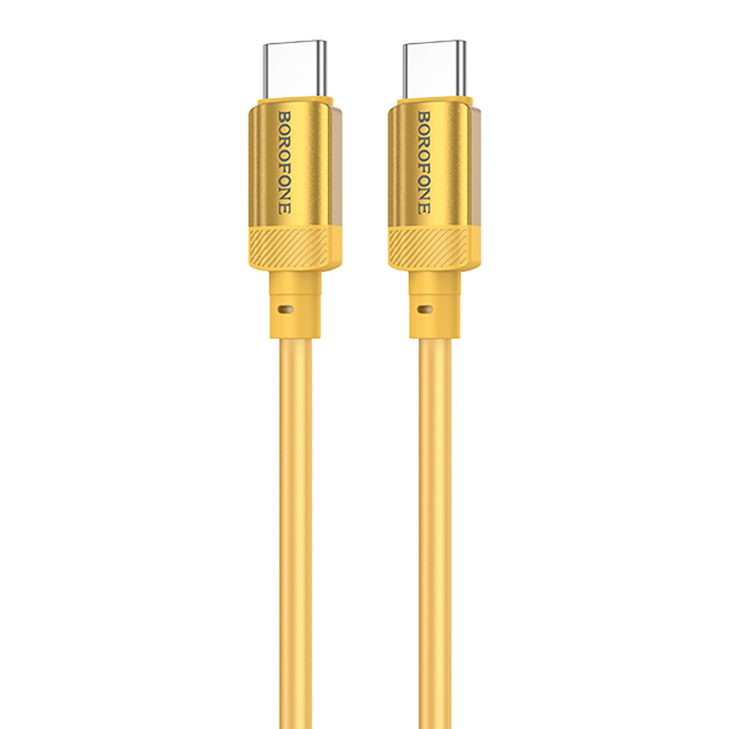 

Кабель USB Type-C-USB Type-C, 3А, 60 Вт, 1 м, золотистый, Borofone BX108, BX108