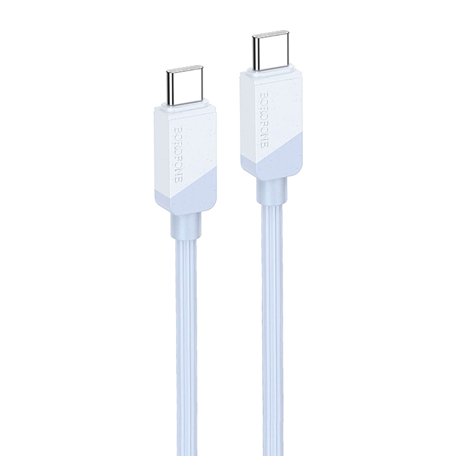

Кабель USB Type-C-USB Type-C, 3А, 60 Вт, 1 м, синий, Borofone BX106, BX106