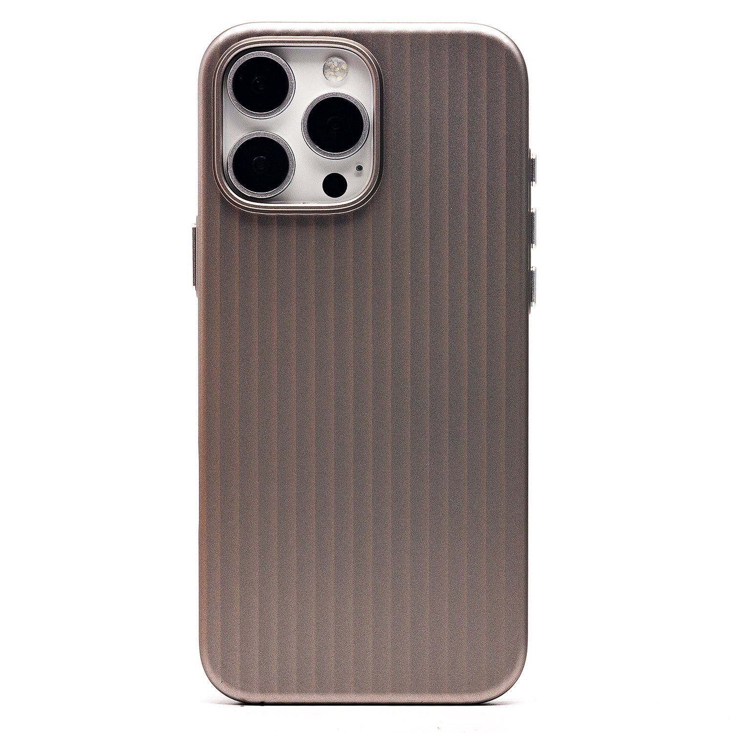 

Чехол-накладка Activ PC089 для смартфона Apple iPhone 16 Pro Max, силикон, титановый (236526)