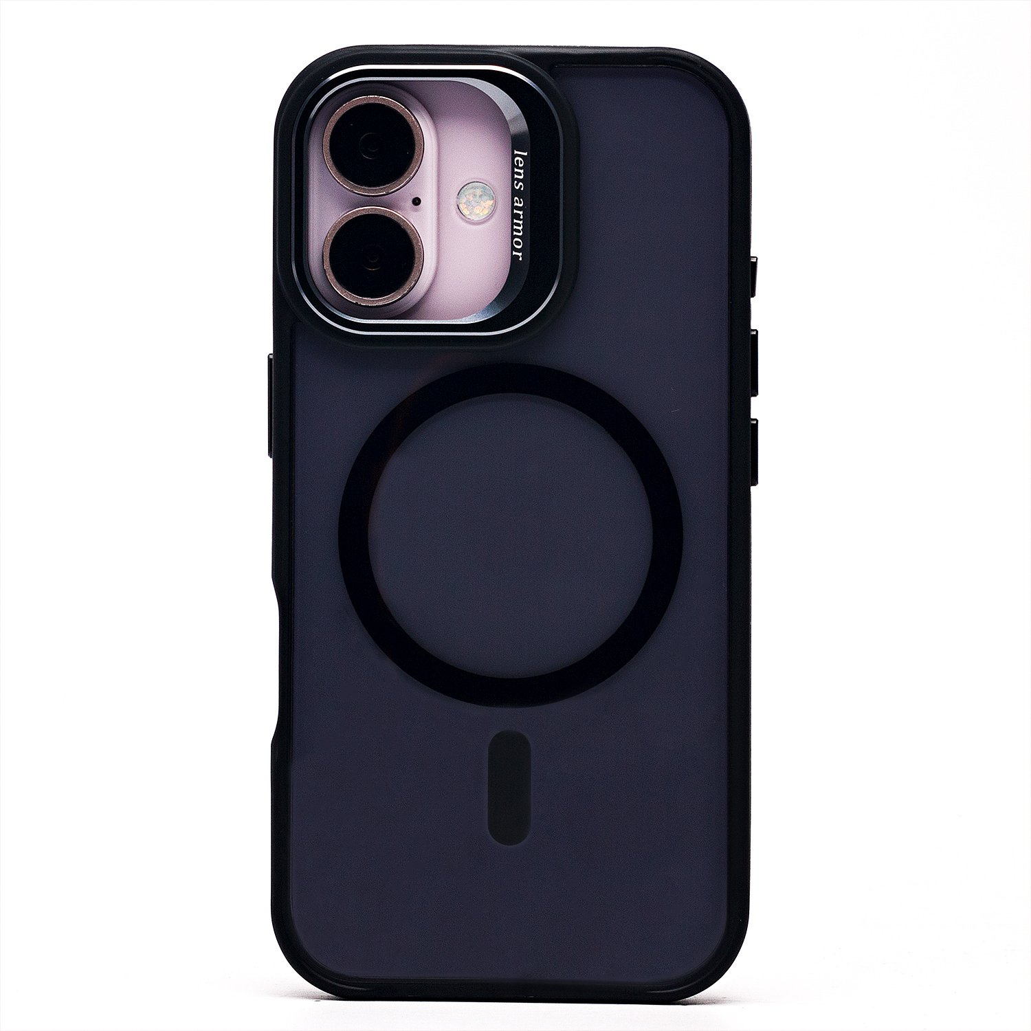 

Чехол-накладка Activ SM026 SafeMag для смартфона Apple iPhone 16, пластик/силикон, черный (236458)