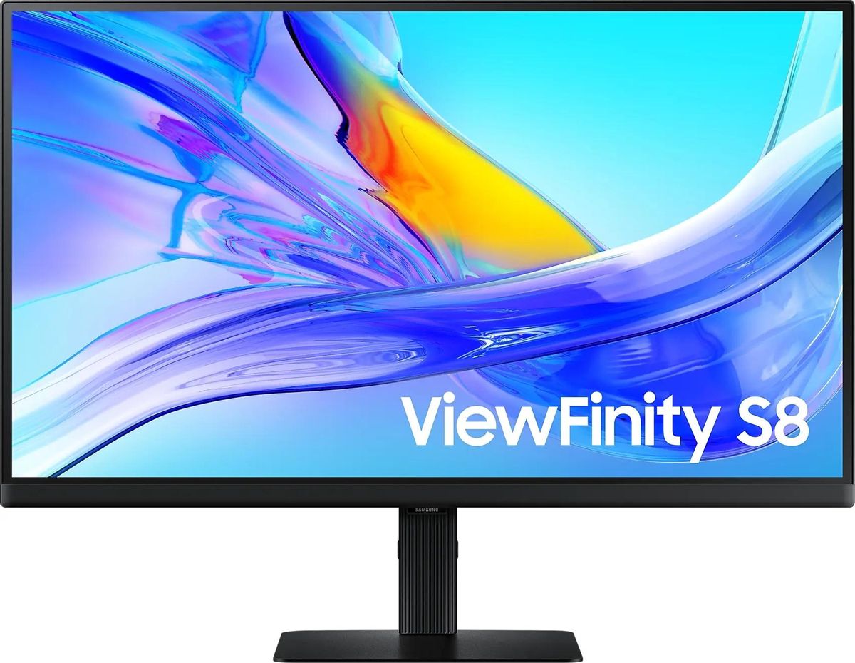 

Монитор 27" Samsung ViewFinity S8 S27D804UAIXCI IPS, 3840x2160 (16:9), 350кд/м2, 5 мс, 178°/178°, HDMI, DisplayPort, USB Type-C, USB-Hub, черный (LS27D804UAIXCI), S27D804UAIXCI