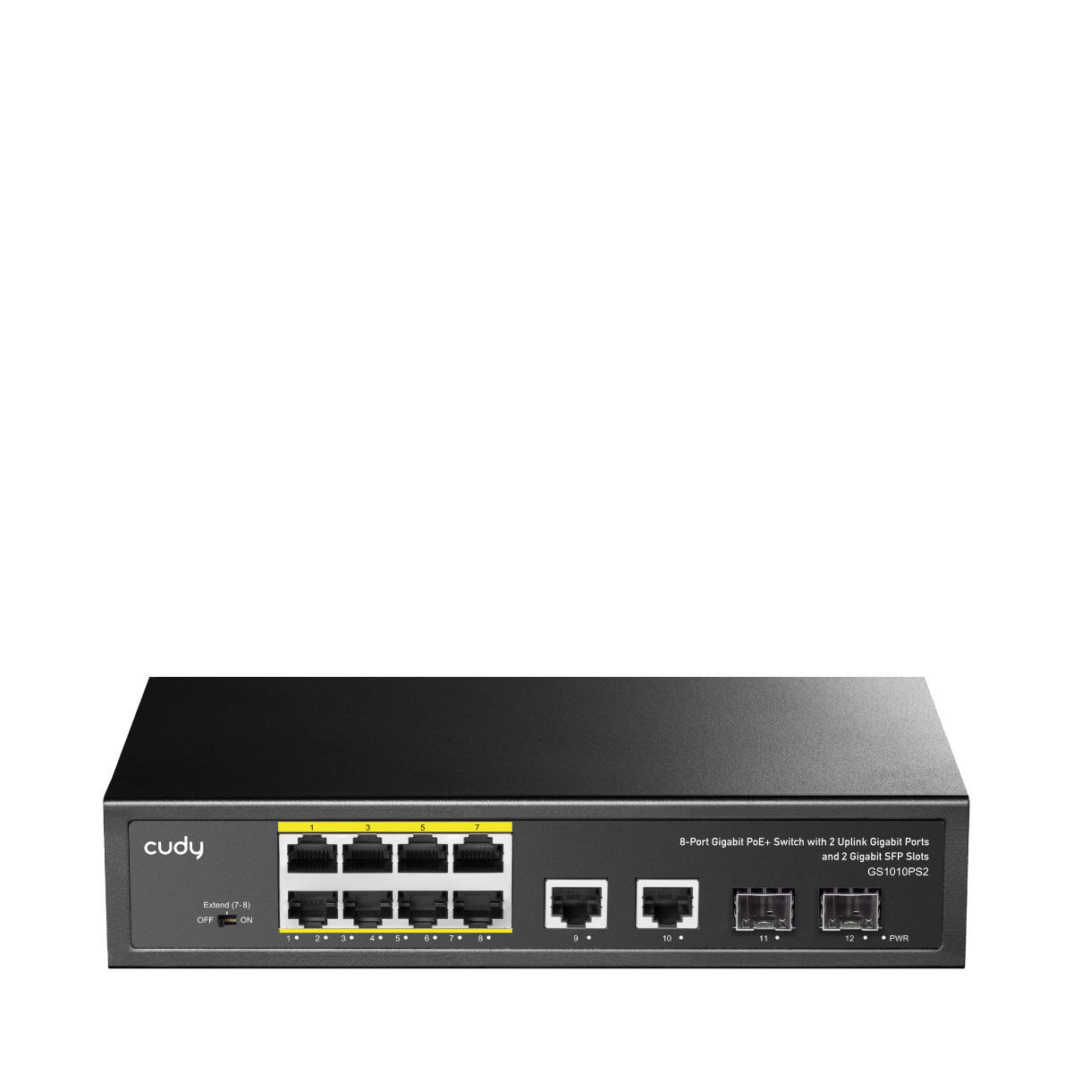 

Коммутатор Cudy GS1010PS2, кол-во портов: 8x1000 SFP 2x1 Гбит/с, кол-во SFP/uplink: RJ-45 2x1 Гбит/с, PoE: 8x30 Вт (макс. 120 Вт) (GS1010PS2), GS1010PS2