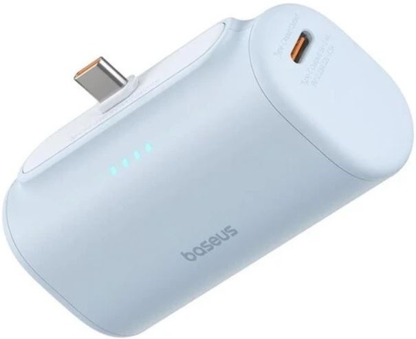 

Портативный аккумулятор (Powerbank) BASEUS Compact Type-C, 5000 мА·ч, QC, синий (P10068306313-00), Compact Type-C