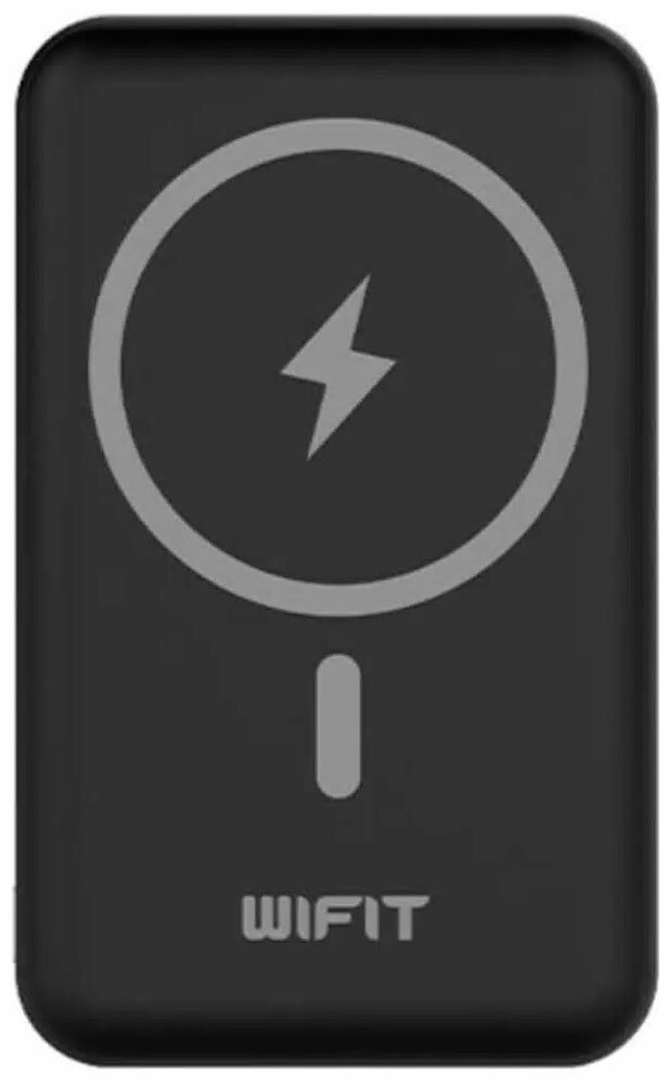 

Портативный аккумулятор (Powerbank) Wifit WIMAG, 5000 мА·ч, 3А, Type-C, QC, PD, QI, черный (WIF-WF010BK), WIMAG