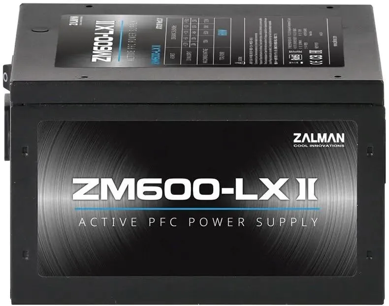 Блок питания 600 Вт, Zalman ZM600-LXII, 120 мм