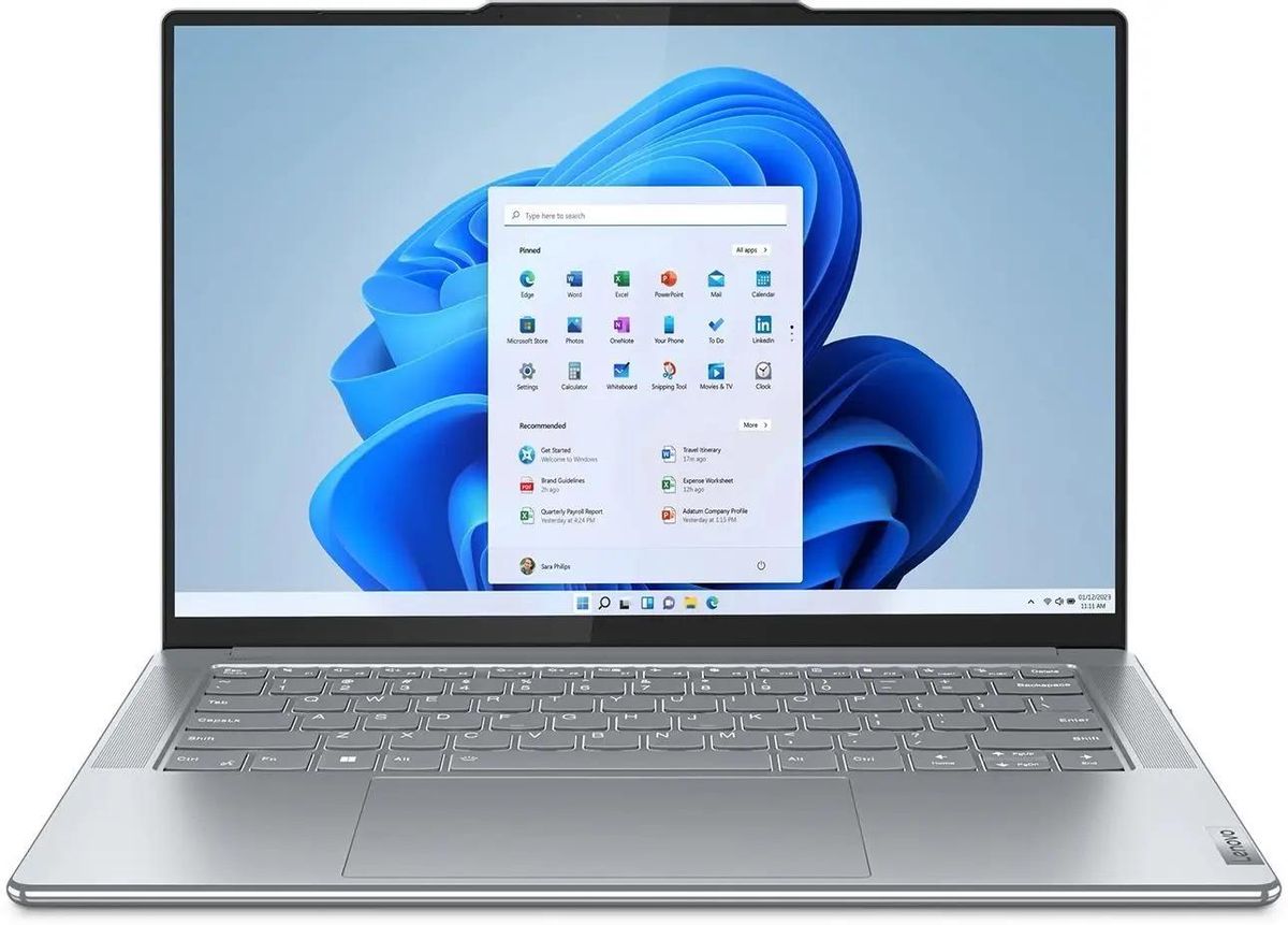 Ноутбук 14.5" Lenovo Yoga Slim 7 14APU8, светло-серый (83AA001DRU)