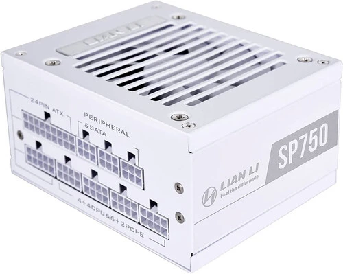 Блок питания 750 Вт, LIAN-LI SP750 WH, 92 мм 80 Plus Gold