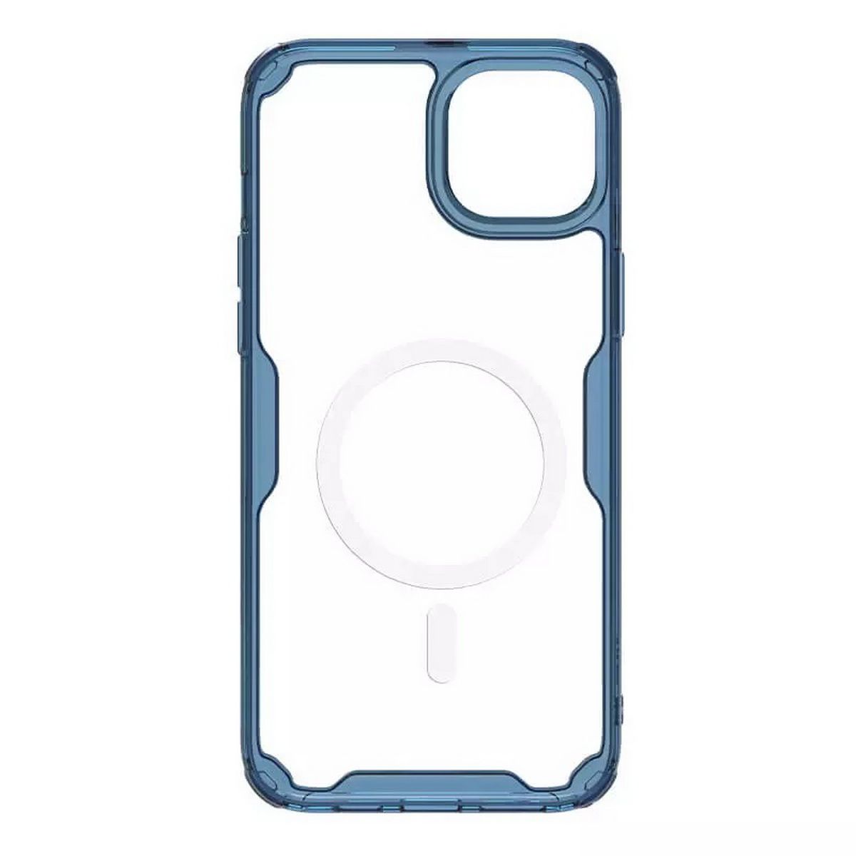 

Чехол-накладка Nillkin Nature TPU Pro Magnetic Case для смартфона Apple iPhone 15 Plus, пластик, силикон, синий (7021347)