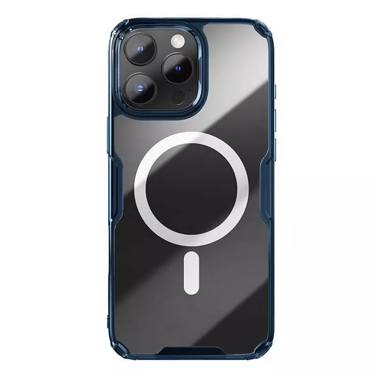 

Чехол-накладка Nillkin Nature TPU Pro Magnetic Case для смартфона Apple, пластик, силикон, синий (7021564)