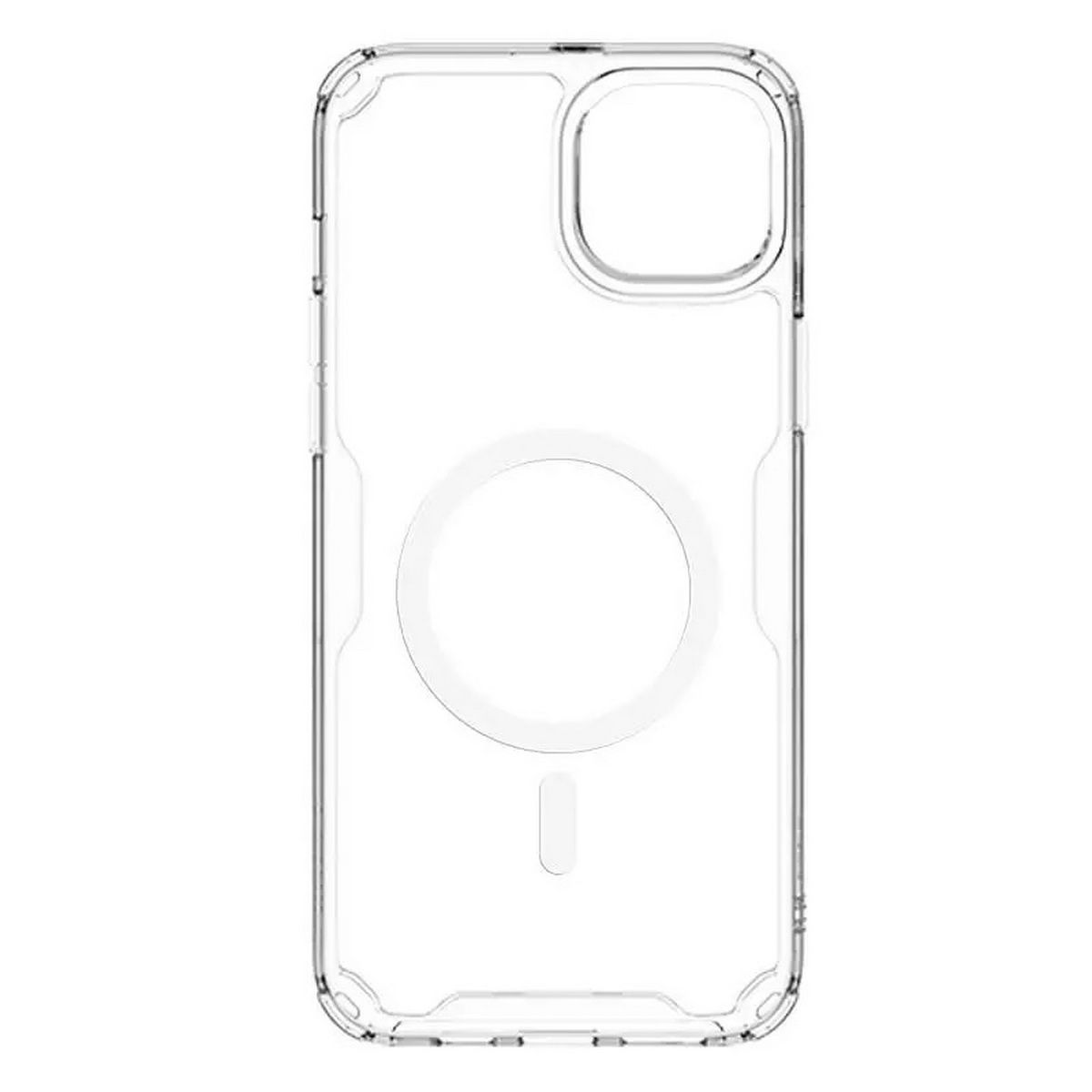 Чехол-накладка Nillkin Nature TPU Pro Magnetic Case для смартфона Apple iPhone 15, белый