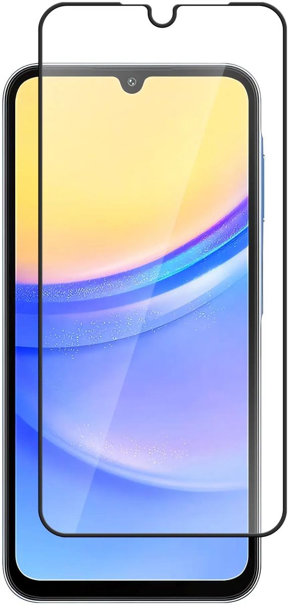 

Защитное стекло BoraSCO для экрана смартфона Samsung Galaxy A16 4G/ 5G, Full Screen/Full Glue, поверхность глянцевая, черная рамка, 2.5D (73843)
