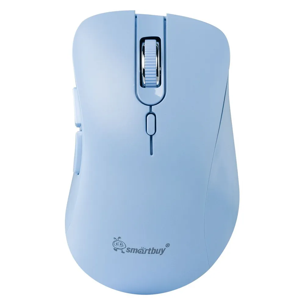 Мышь беспроводная SmartBuy 616AG 2000dpi оптическая светодиодная USB голубой SBM616AGB 580₽