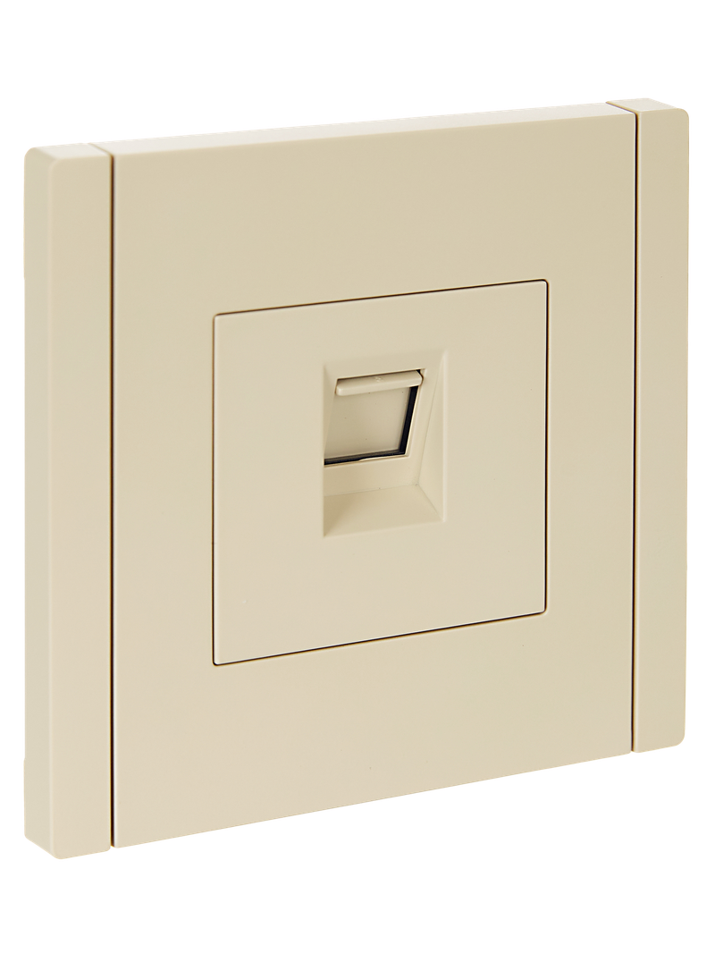 

Розетка RJ-45 скрытый монтаж категория 5e, IP20, ванильный, IEK FORTE&PIANO FP432 (FP-K10-1-K10), FP432