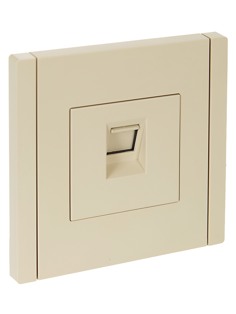 

Розетка RJ-45 скрытый монтаж категория 6, IP20, ванильный, IEK FORTE&PIANO FP431 (FP-K10-2-K10), FP431