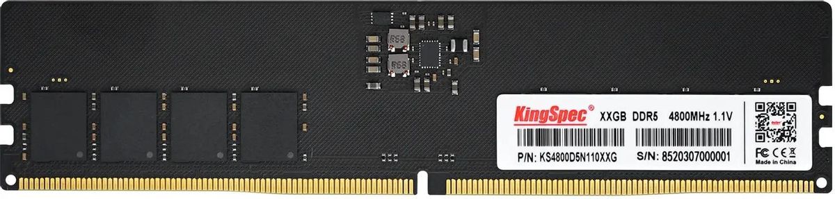 Память DDR5 DIMM 8Gb, 5600MHz KingSpec (KS5600D5P13508G)