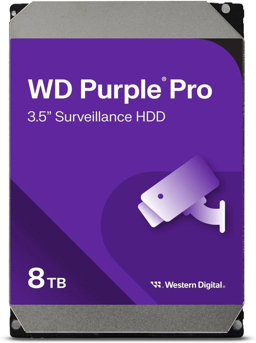 Жесткий диск (HDD) Western Digital 8Tb Purple Pro, 3.5", 7200rpm