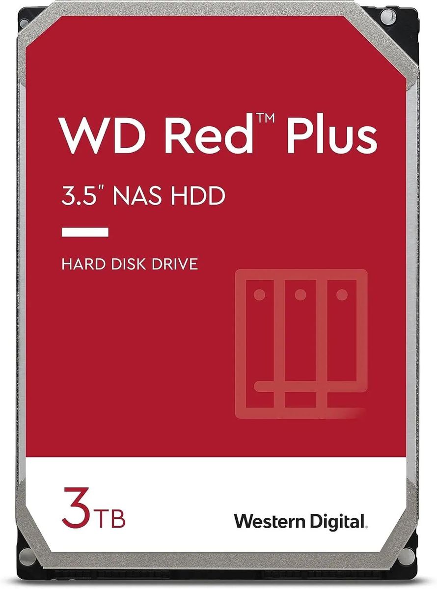 

Жесткий диск (HDD) Western Digital 3Tb Red Plus, 3.5", 5400rpm, 256Mb, SATA3 (WD30EFPX)