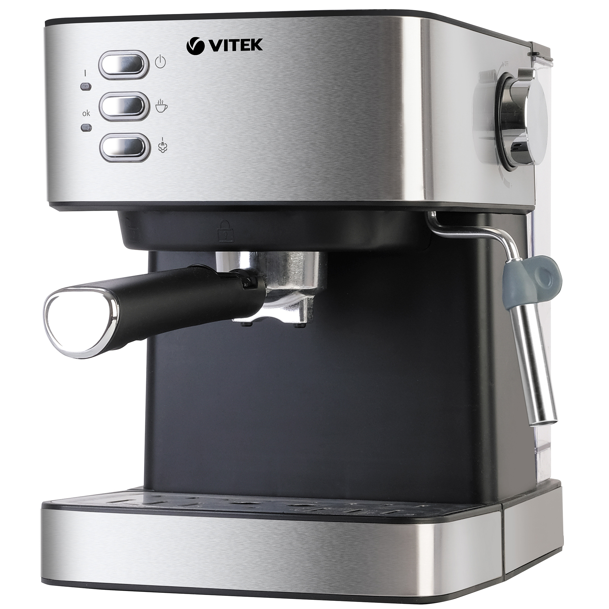 Кофеварка рожковая VITEK VT-1504, 850 Вт, 1.6 л