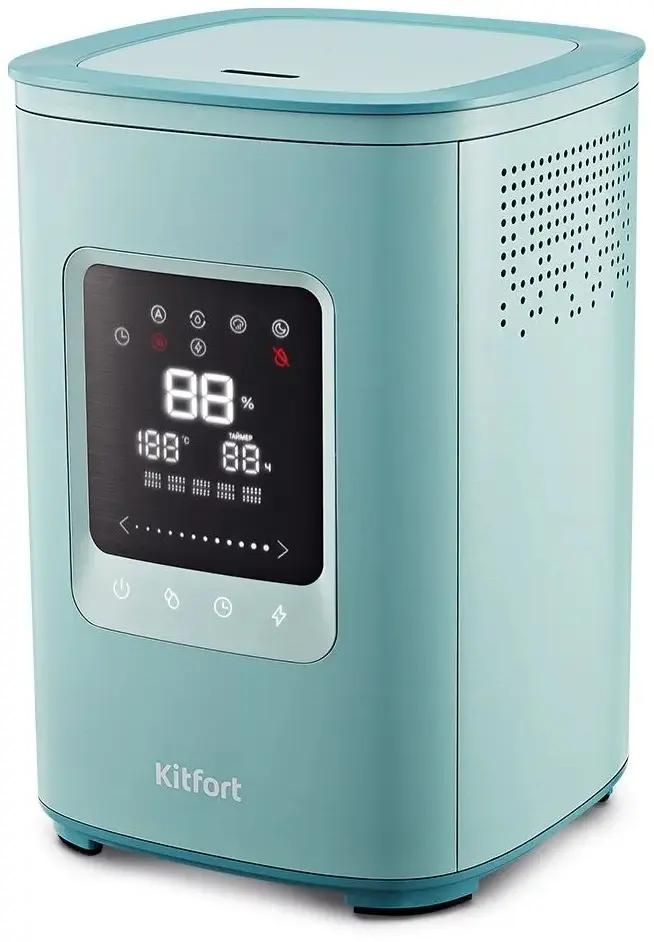 

Увлажнитель воздуха Kitfort КТ-3821 ультразвуковой 4л., 450 мл/ч, бирюзовый (КТ-3821), КТ-3821